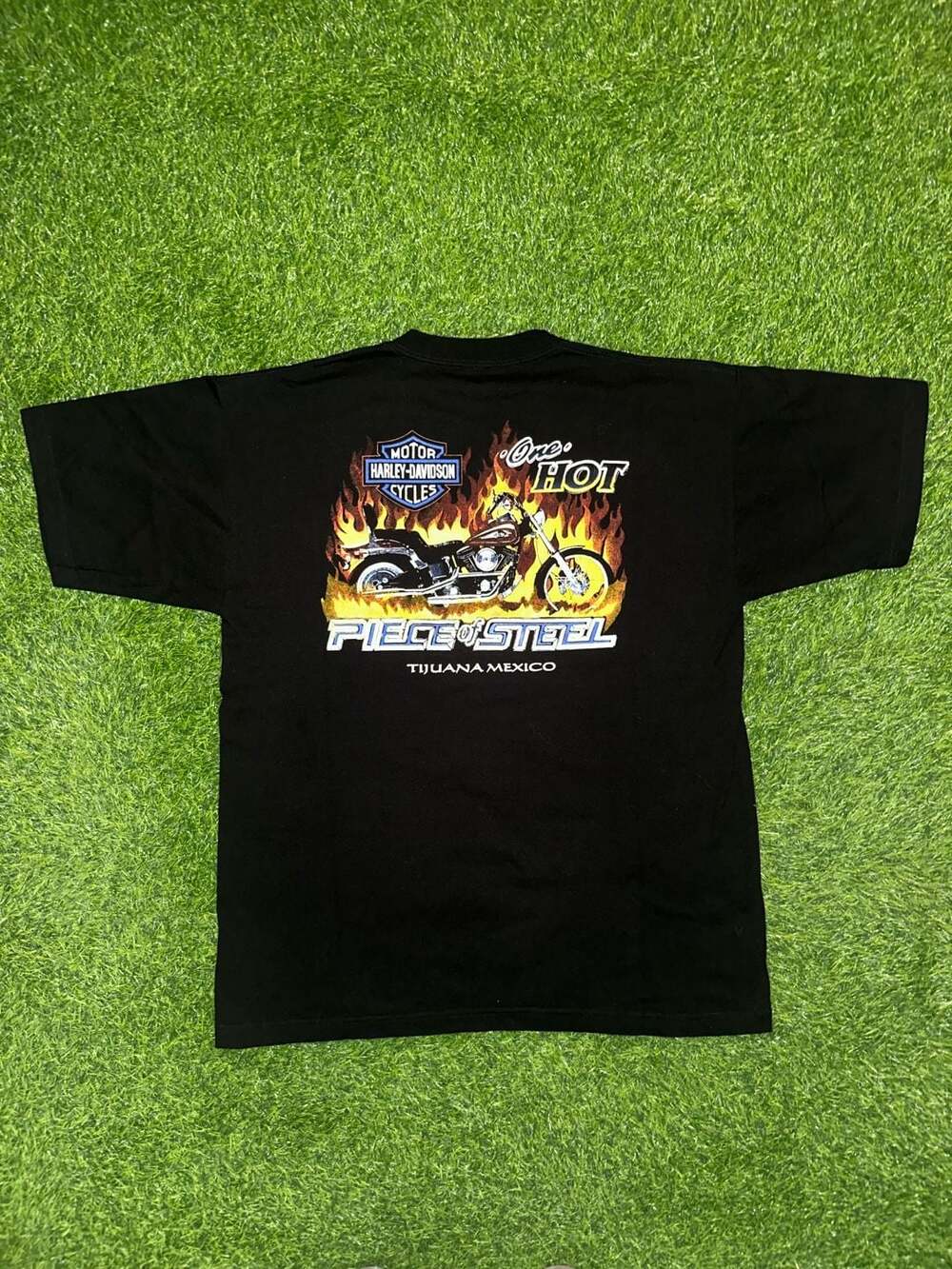 Vintage 90s Black "Ride It Like You Stole It" Biker Tee (L) – , CA
